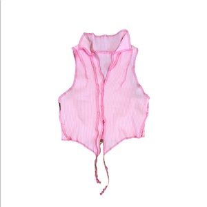 Pink Crop Tank Top